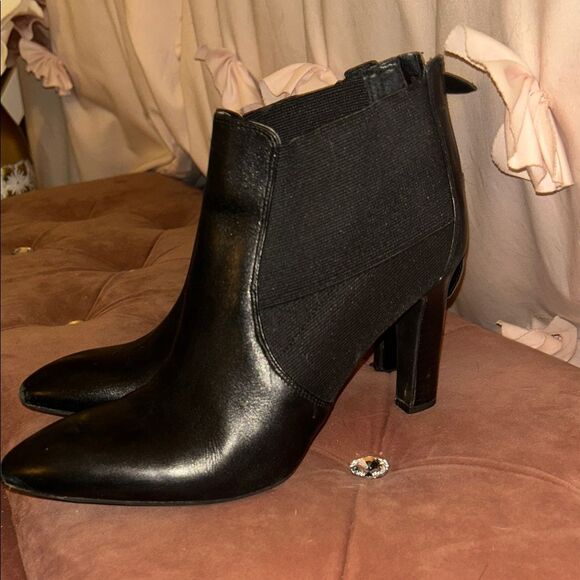 Franco Sarto Shoes - Franco Sarto Black Heeled Boots Sz 7 med